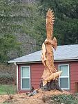 Click image for larger version. 

Name:	Woods Creek Road eagle carving 2015.jpg 
Views:	165 
Size:	91.3 KB 
ID:	17560